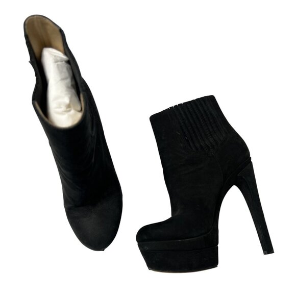 Rachel Zoe Platform Ankle Boots in Black - Picture 1 of 10